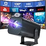 Mini Projector with WiFi and Bluetooth,Portable Projector Native 1080P Support 4k with 270° Adjustable Stand,Outdoor/Home Movie Projector, Compatible with phone, TV Stick, Laptop, HDMI