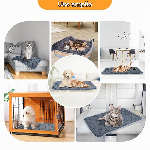 Foto 6 de 7 de Nobleza Manta Térmica para Gato, Manta Autocalentable para Gatos y Perros