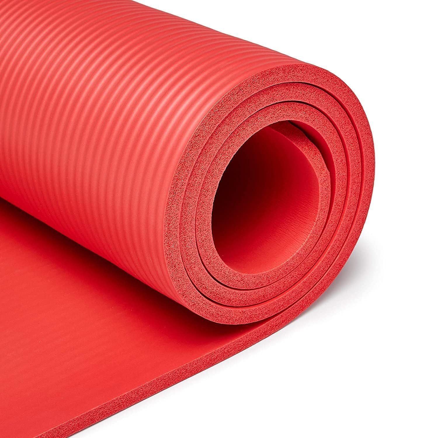 Curtain Craft Yoga Mat for Men and Women Eco-Friendly Non-Slippery Extra Thick Easy Fold Fitness Exercise Mats with Anti-Slip For Home Gym Outdoor and Workout (Red, 4mm) (B0DDCNV154) Amazon Price History, Amazon Price Tracker