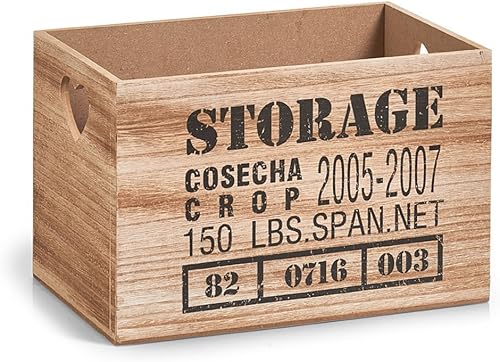 Miniatura 8 de Zeller 17764 - Caja de almacenamiento (15.7 x 13.0 x 6.7 in), color blanco