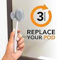 Vista 4 de Steripod Protector de cepillo de dientes con clip con aceites esenciales de naranja, mantiene el cepillo de dientes fresco y limpio, se adapta a