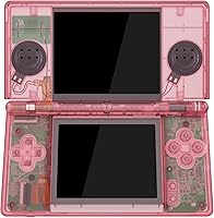 Vista 20 de eXtremeRate Carcasa completa de repuesto negra transparente para Nintendo DS Lite, funda de consola de mano personalizada con botones, lente