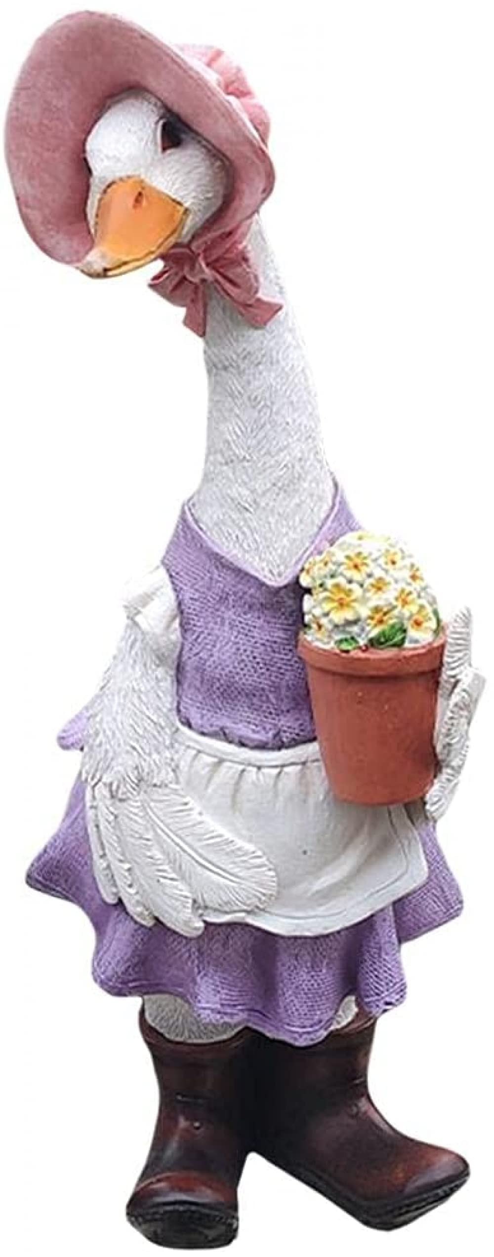 sdSDGrw statue, Duck Sculptures, Interesting Decorative Garden Figurines. Fun Statue