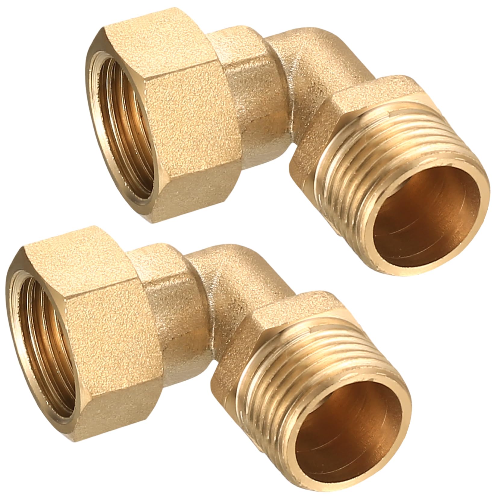 4 Raccordi A Gomito In Ottone Per Tubo – Filetto Maschio G1/4” – Diametri 6, 8, 10 Mm - 2