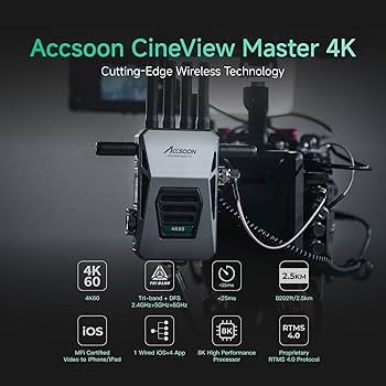 Amazon | Accsoon 4K対応ワイヤレス映像伝送システム CineView Master Amazon | Accsoon 4K対応ワイヤレス映像伝送システム CineView Master