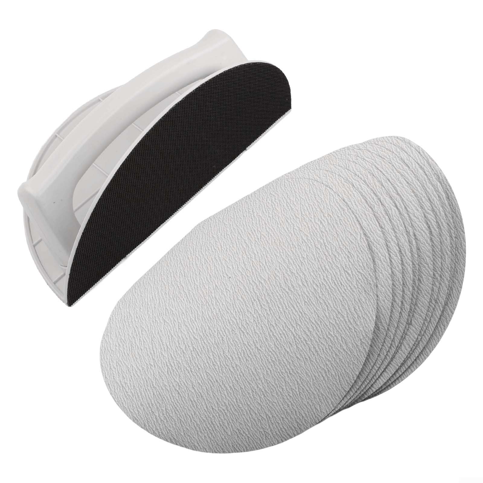 Trockenbau-Schleifwerkzeug für Ecken inkl. 10 Schleifpapiere, ideal für effizientes Polieren und Finishing (240 Mesh)