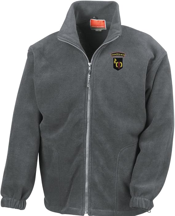 Irish Army Ranger Wing ARW Fianoglach Embroidered Logo Full Zip