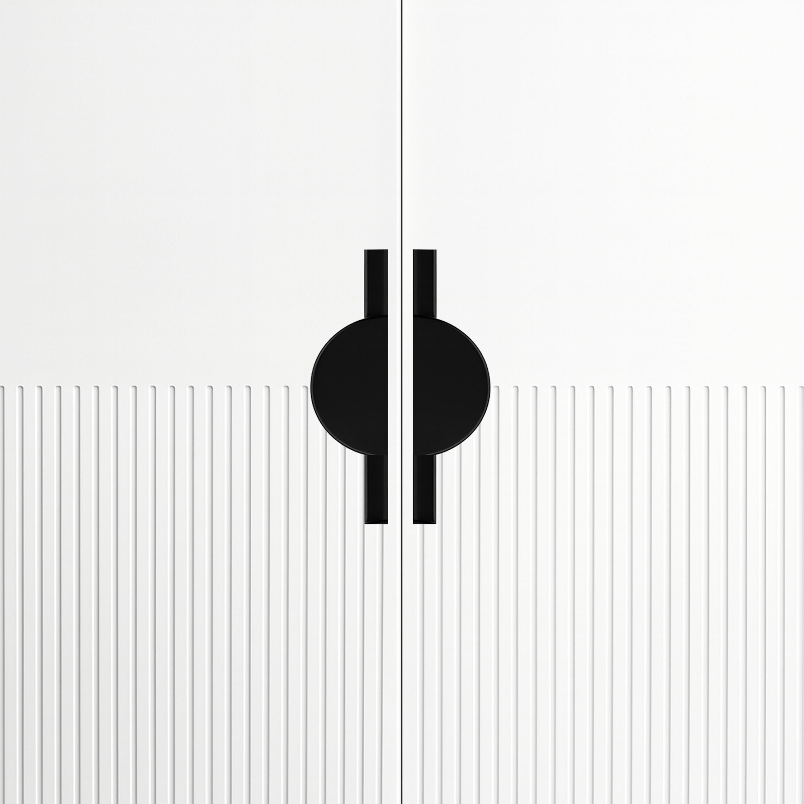Polo 19 cm Aluminum Wardrobe Handle/Black TT Finish/160mm Hole to Hole/Modern Wardrobe & Cabinet Pull Handle for Home & Office Furniture/Wardrobe Door Handle - Pack of 2(Left & Right)-image-26