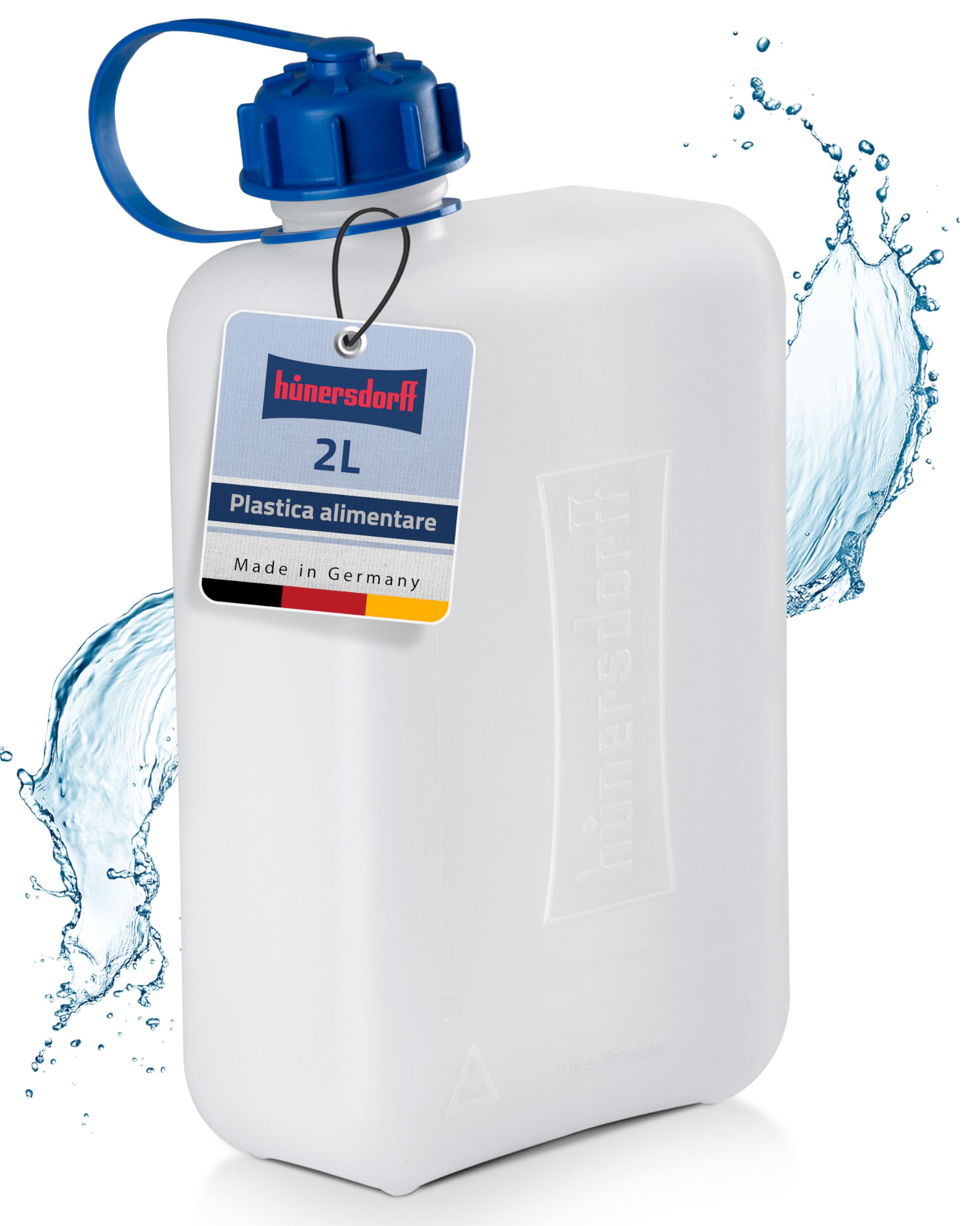hünersdorff Tanica per acqua ECO con tappo avvitabile, 2 l, 810250