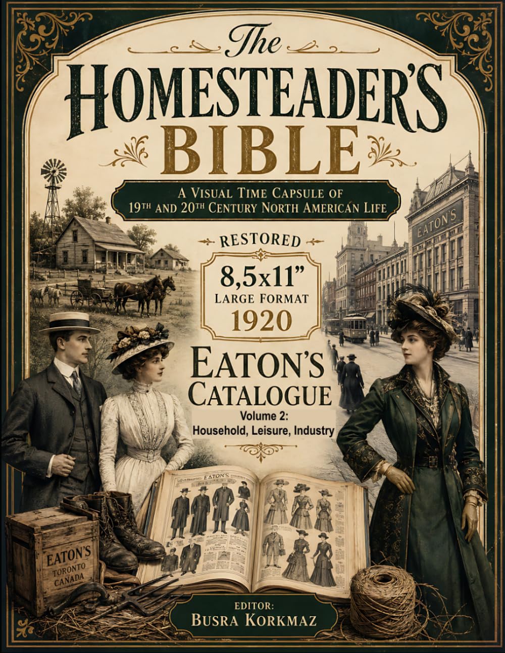 The Homesteader's Bible": A Visual Time Capsule of 19-20th Century North American Life. Restored 8,5x11" large format 1920 Eaton's Catalogue – Volume ... Inventory – Household, Leisure, and Industry