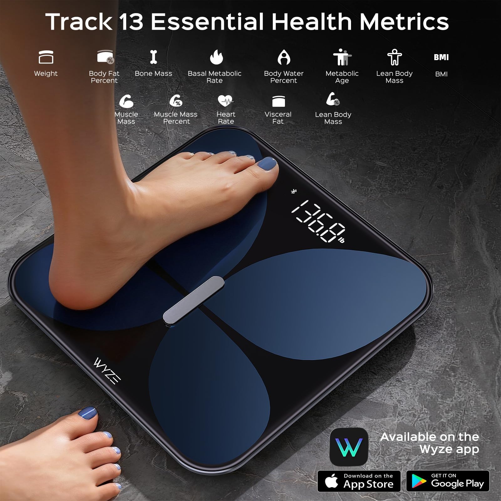 Wyze Scale X | Trèfle noir