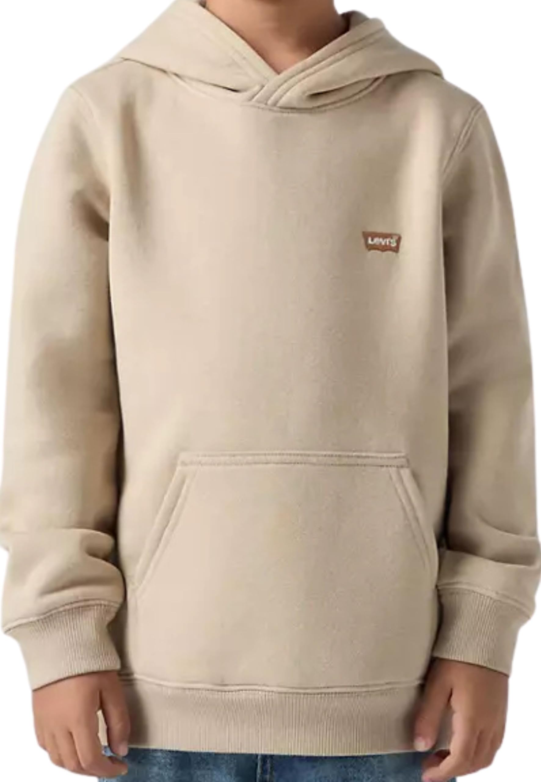 Levi's Boys Beige Mini Batwing Hoodie - Kids Sweatshirts - 12 Y - Kids