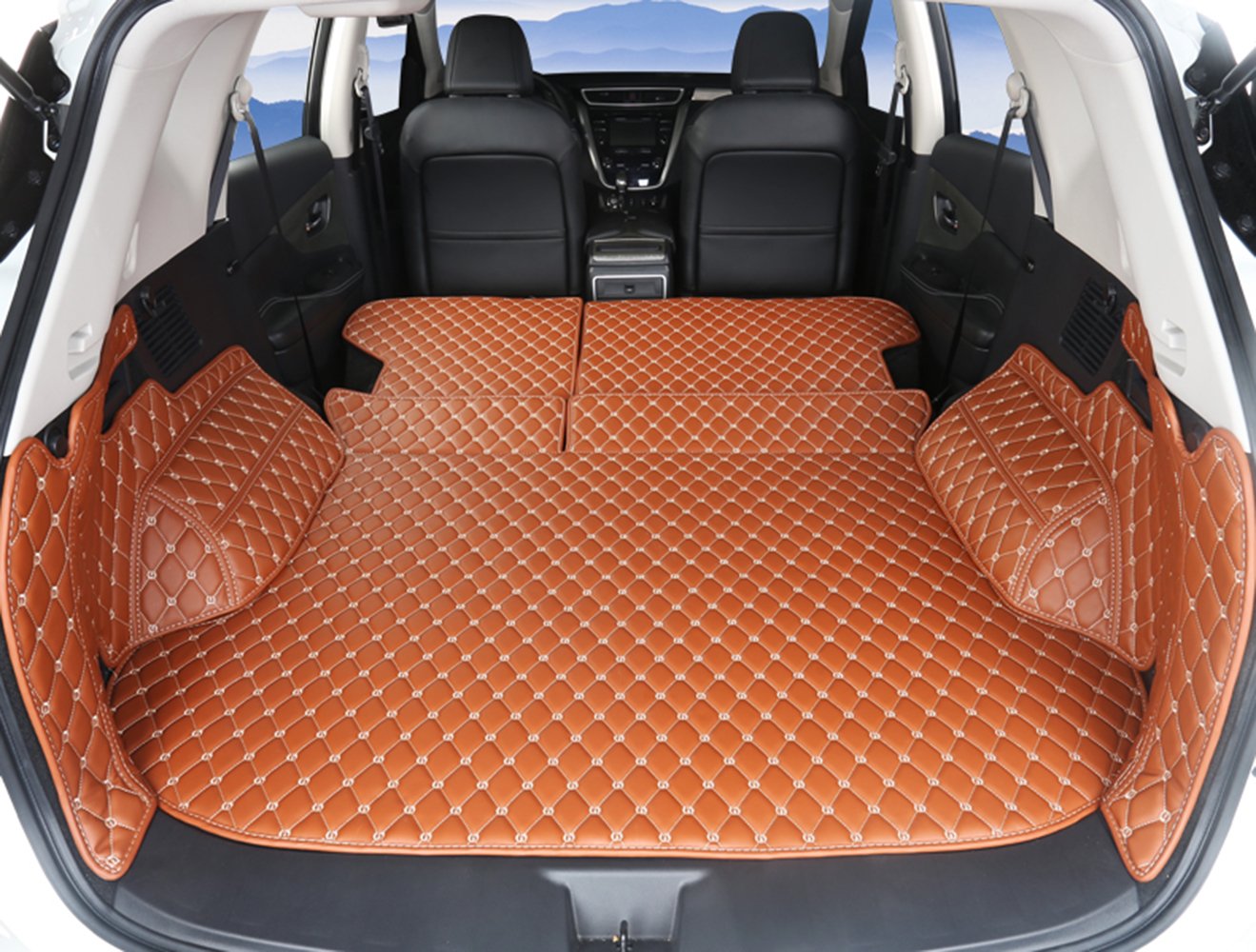 Buy Gallop SUV 7 Seats Custom Fit Cargo Liners for Mitsubishi Pajero Sport 20112015, Brown
