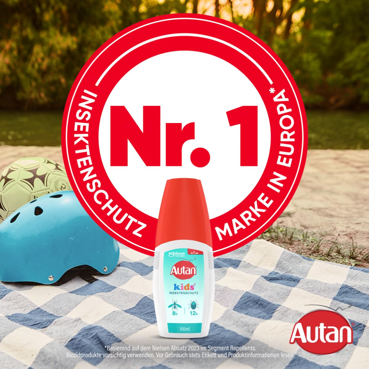 Autan Kids Pumpspray, Effektiver Insektenschutz gegen Mücken und Zecken, Mückenschutz, Travel Ess... Ansicht 8