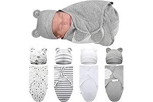Buryeah 4 Pack Preemie Swaddles 3-6lbs