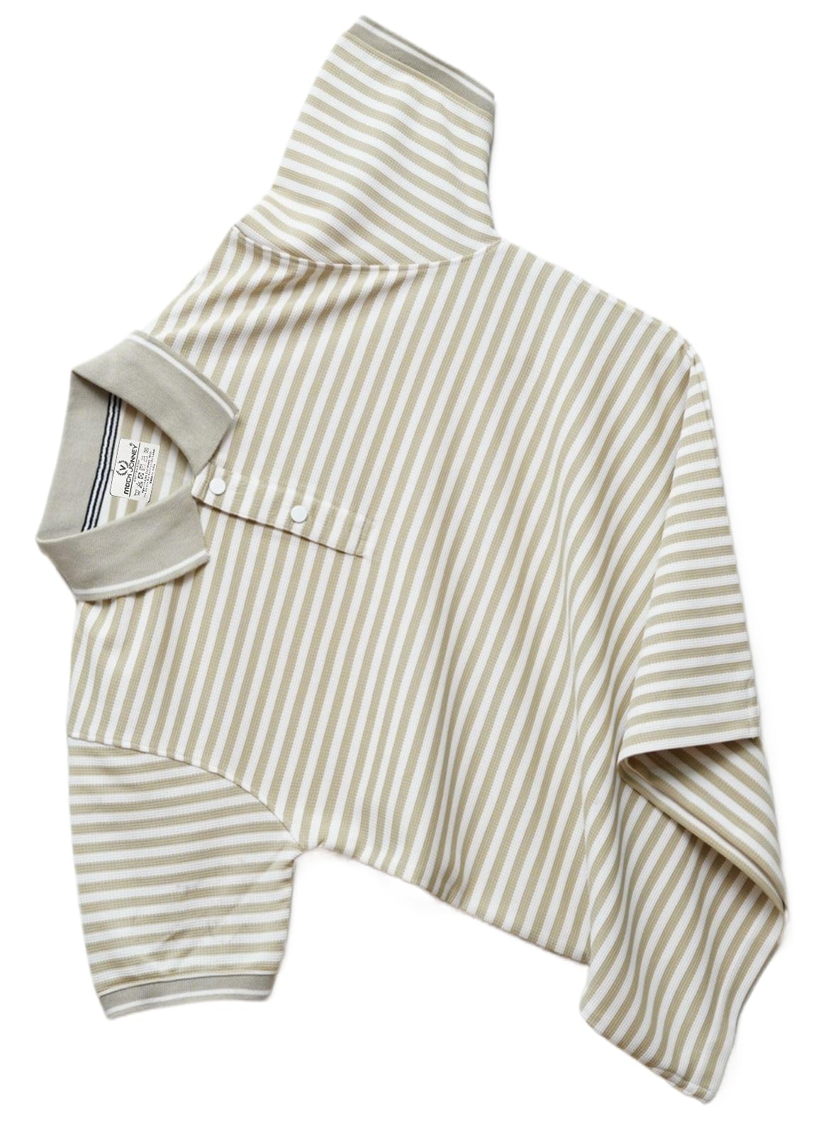 Men's Striped Cotton Rich Collar Neck T Shirt | Collar Tshirts | Half Sleeves | Stripe Regular Fit-M516-picture-14