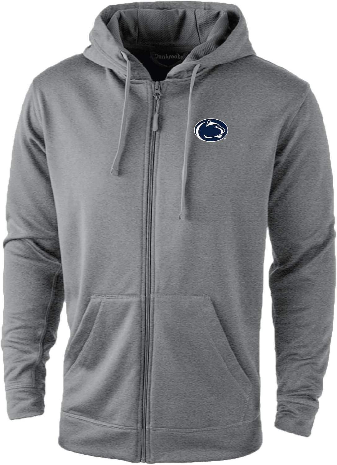 Dunbrooke NCAA Penn State Nittany Lions Trophy Full-Zip Tech Fleece Hoodie for Men – Premium Mesh Lined Hood Sweatshirt image 2