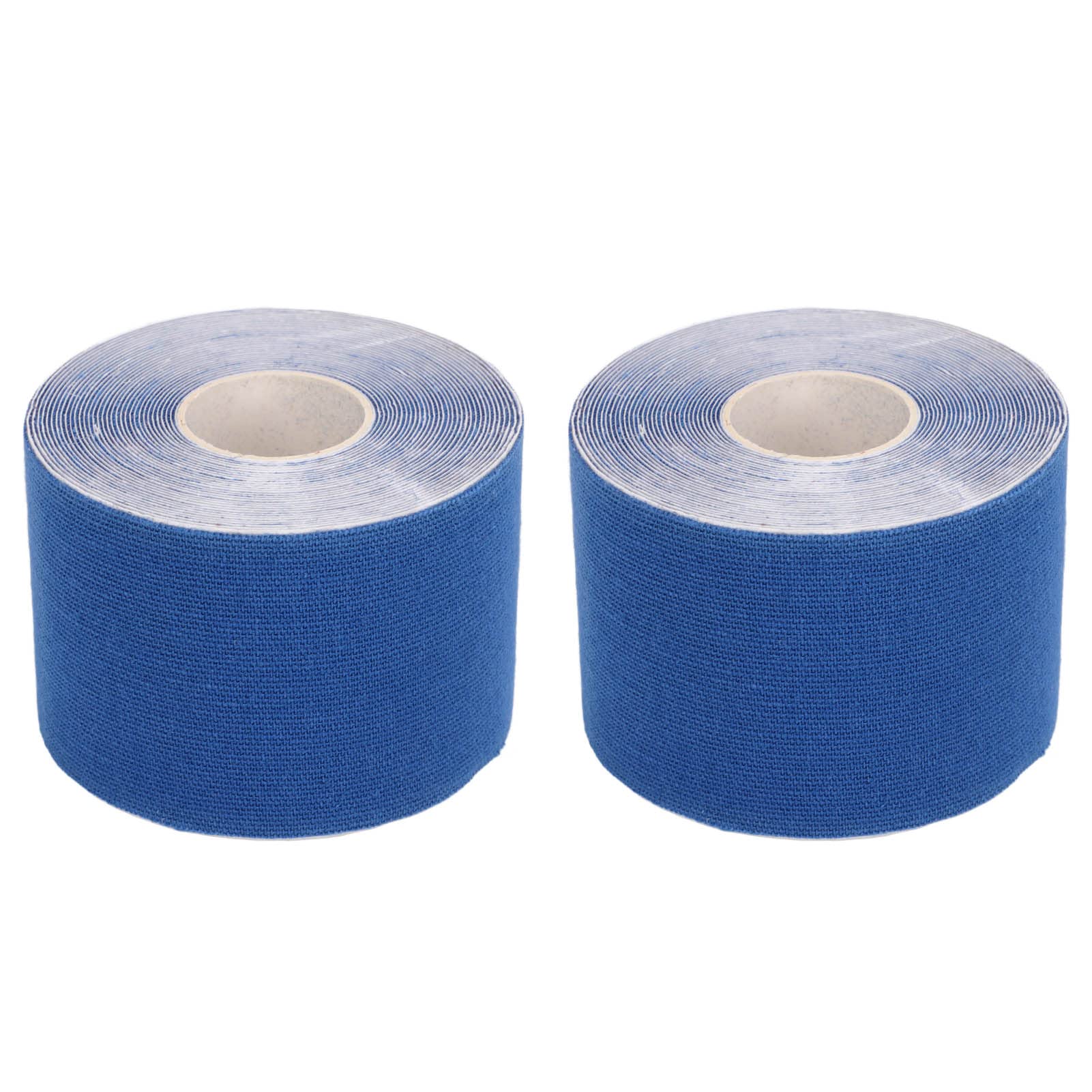 2PCS Athletic Kinesiology Tape, 5cm Width 5m Length Muscle Sticker,Water Resistant Tape Sport Kinesiology Tape Protector for Fitness Badminton (dark blue)