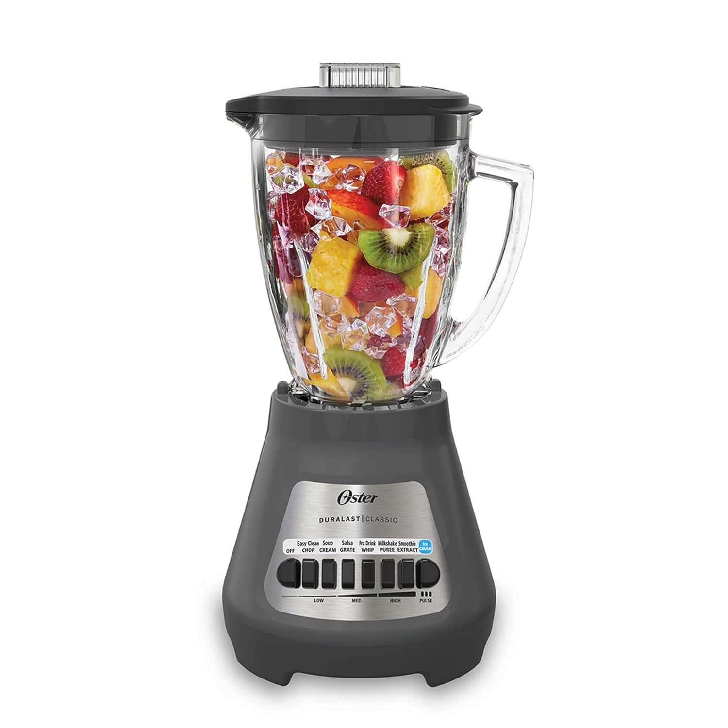 Oster® Classic Series 8-Speed Blender with 6-Cup Glass Jar, Gray image 1
