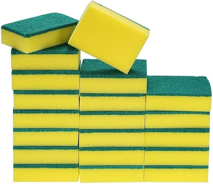 Multi-Use Heavy Duty Scrub Sponge Eraser Sponge Cleaning Sponges 20 Pack