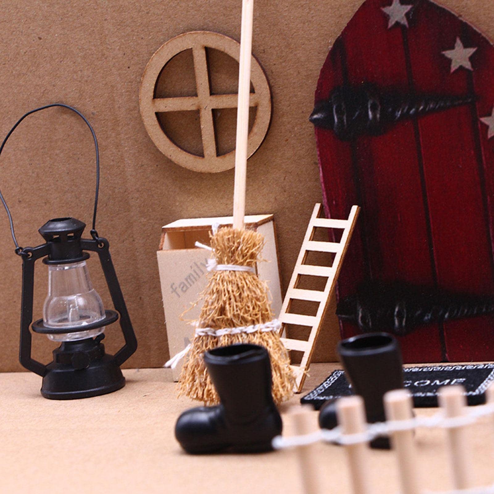 Porte De Fée Pour Arbres, Maison De Fées Miniature - Décoration De Jardin En Bois, Accessoires De Jardin Féérique, Pour Enfants Et Filles