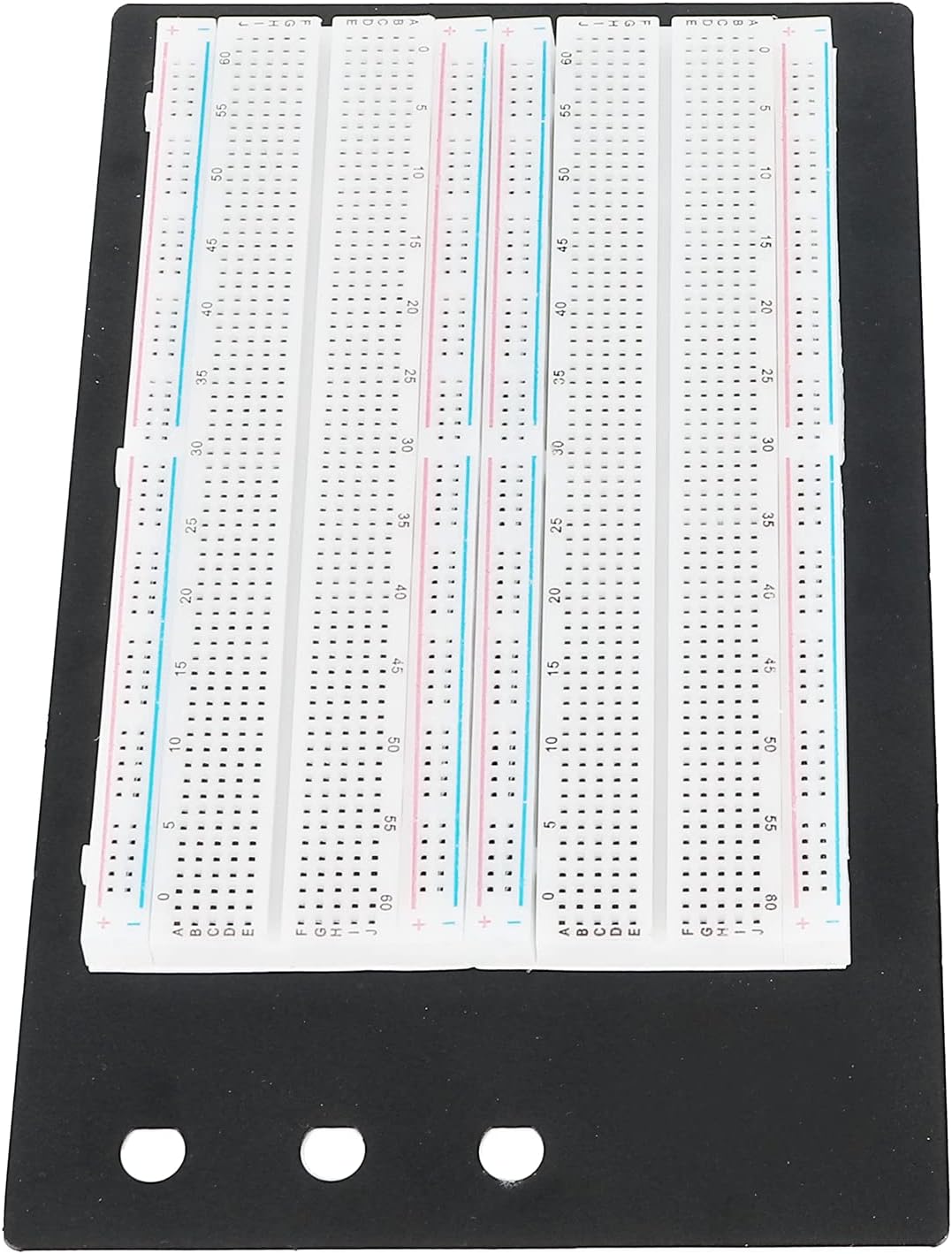 1660 Point Solderless Breadboard Kit with 65 Jumper Wires, 3 Binding Posts, ABS Board for Electronic Circuit Prototy and DIY Robotics Projects