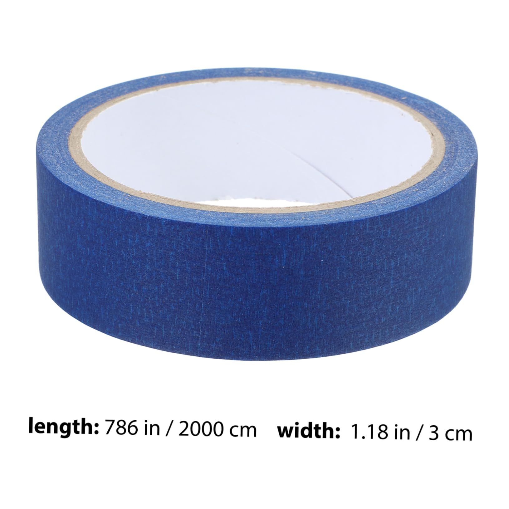 POPETPOP 4 Rollen Abdeckband Blau Malerei farbig malen Vinyl Wickelband Malerband Klebebandapplikator für Maler Gefrierband Beschriftungsband Erweitertes Krepppapier