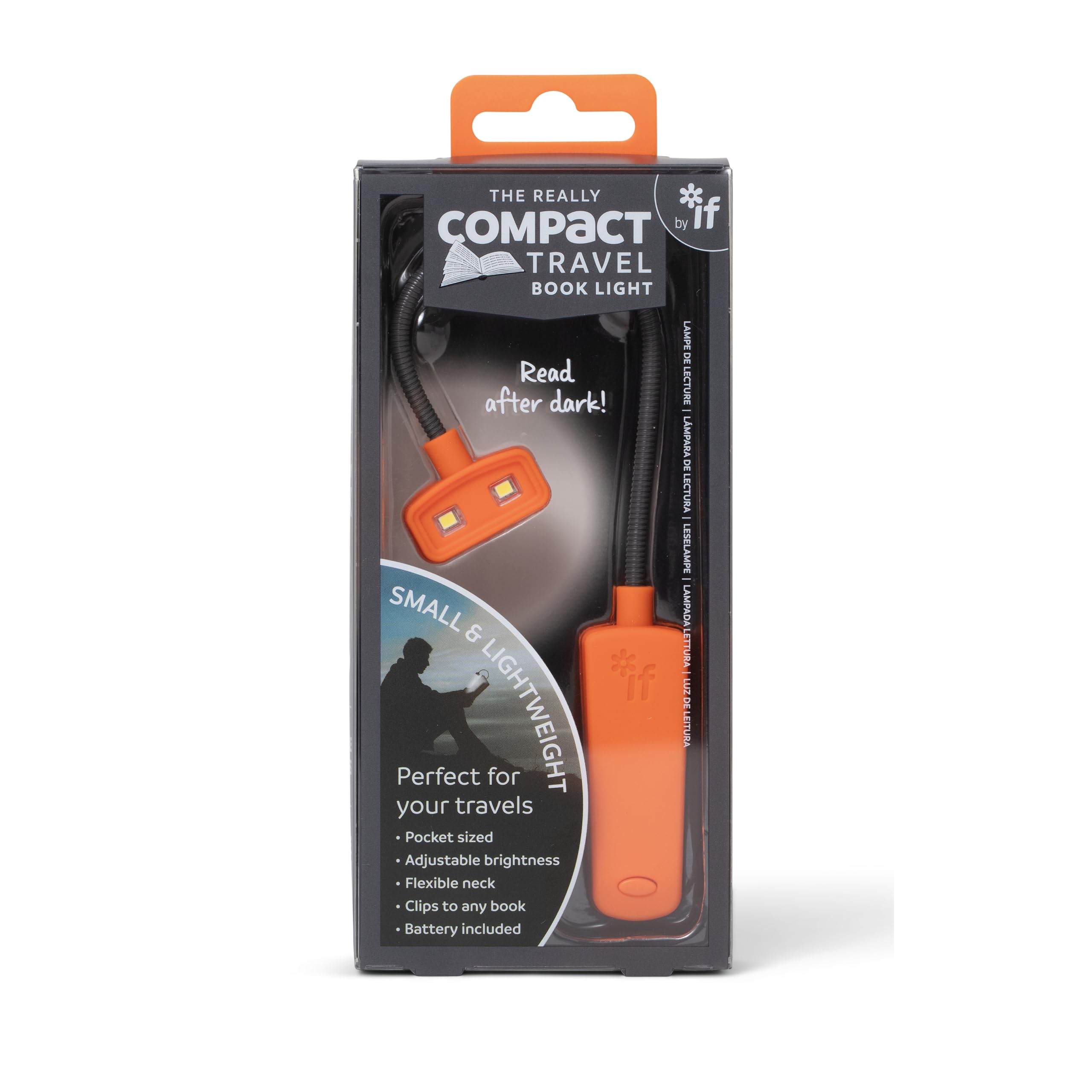 IF The Really Compact Travel Book Light - Orange