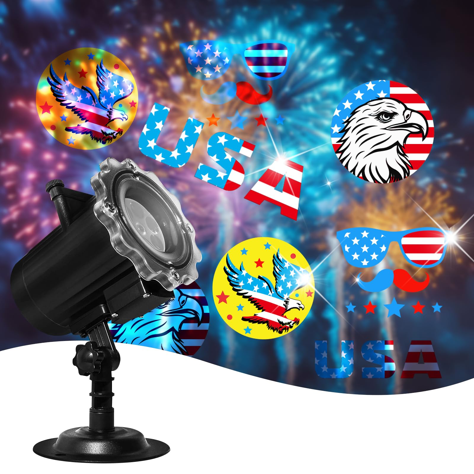 Amazon.com: Independence Day Projector Lights Outdoor and Indoor