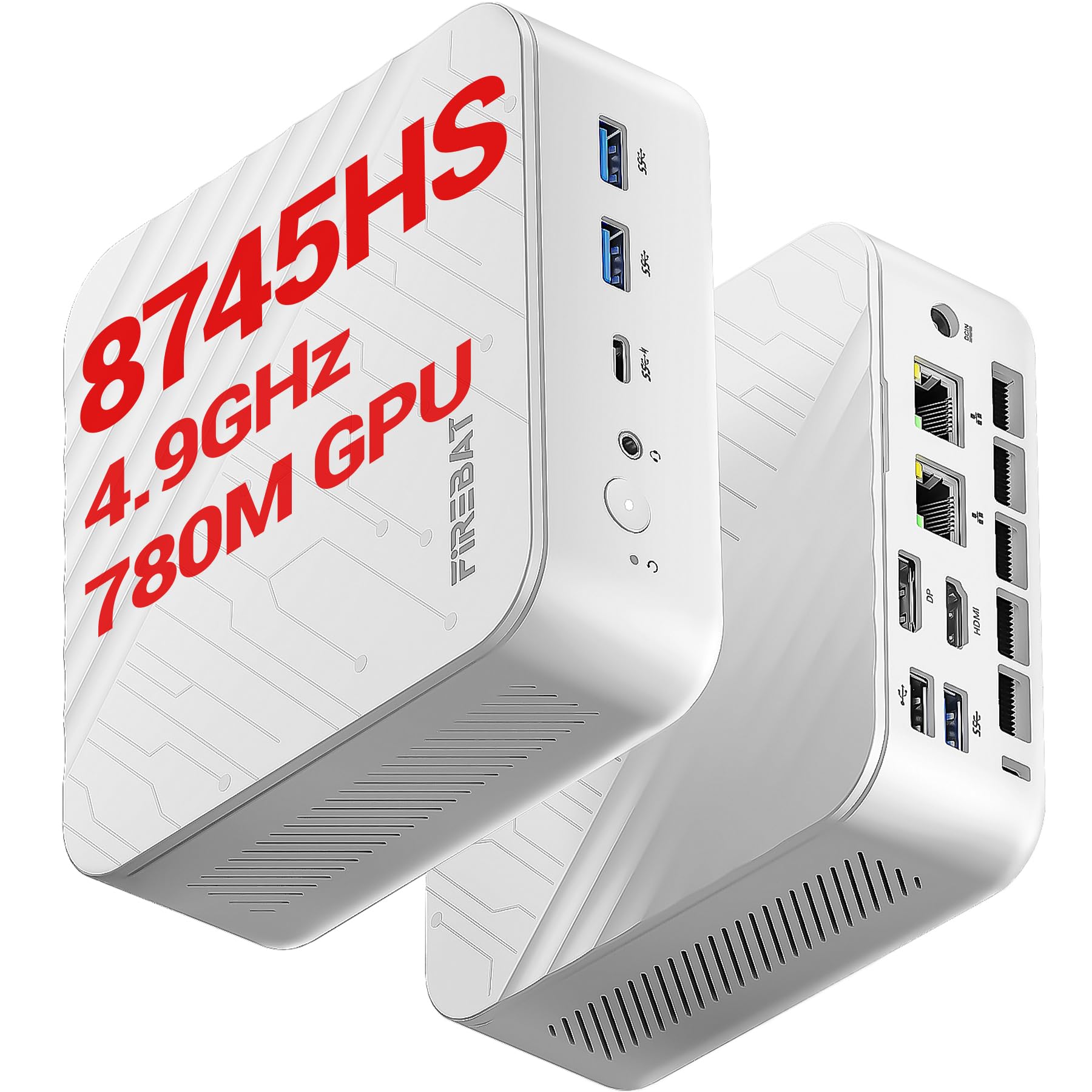 Amazon.com: FIREBAT Mini Gaming PC Computer Ryzen7 8745HS 8C/16T