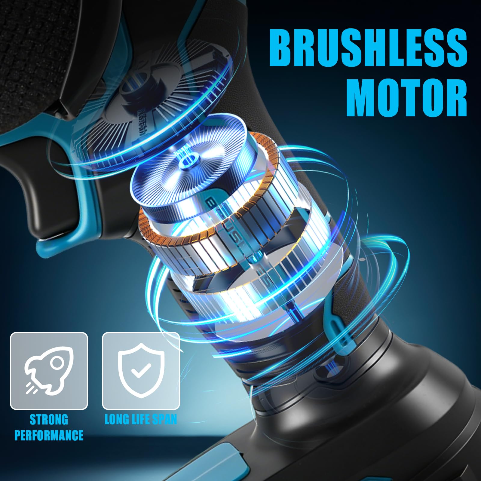 3 Zoll Akku Winkelschleifer kompatibel mit Makita 18V Akku (ohne Batterie) | 16800rpm, bürstenloser Mini-Winkelschleifer, mit Digitalanzeige, 2 Schleifscheiben, 2 Trennscheiben, Staubschutz, Handschuhe