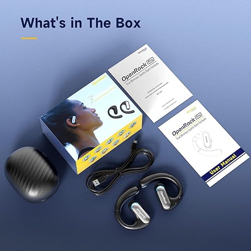 Miniatura 8 de Auriculares inalámbricos Bluetooth 5.2, 46 horas de reproducción con estuche de carga, graves extra profundos, IPX5 resistente al agua, para