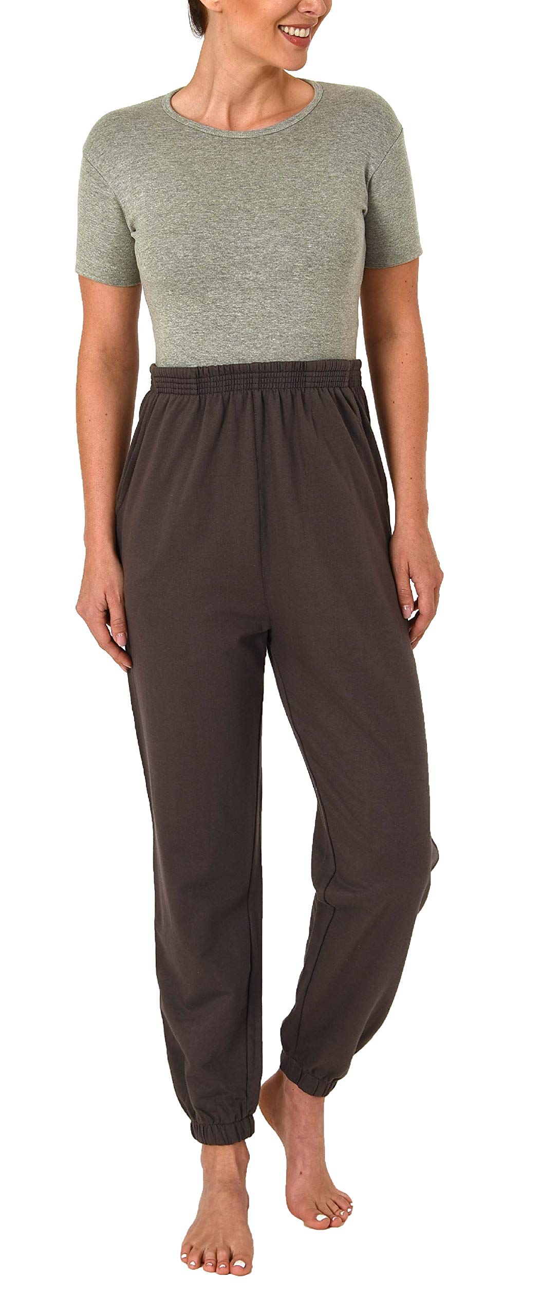 Normann Care Mono de cuidado con cremallera trasera, manga corta con pierna larga, unisex, gris, XL