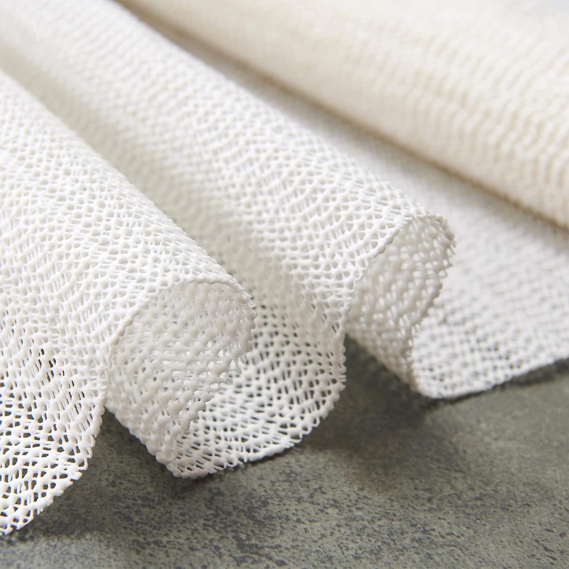 Rete Antiscivolo per Tappeti 190 x 275 cm Protezione Antiscivolo per Tappeti Lavabile Riutilizzabile per Moquette Cassetti Ripiani Materasso Divano, bianco