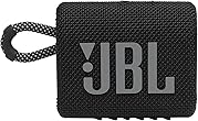 JBL Go 3: Portable Speaker with Bluetooth, Built-in Battery, Waterproof and Dustproof Feature - Black