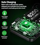 DXKK for Xbox Controller Battery Pack, 2x6200mWh Rechargeable Battery Pack for Xbox Series X|S/One/Elite Controllers – 30Hrs Playtime, Fast Charging & Overheat Protection
