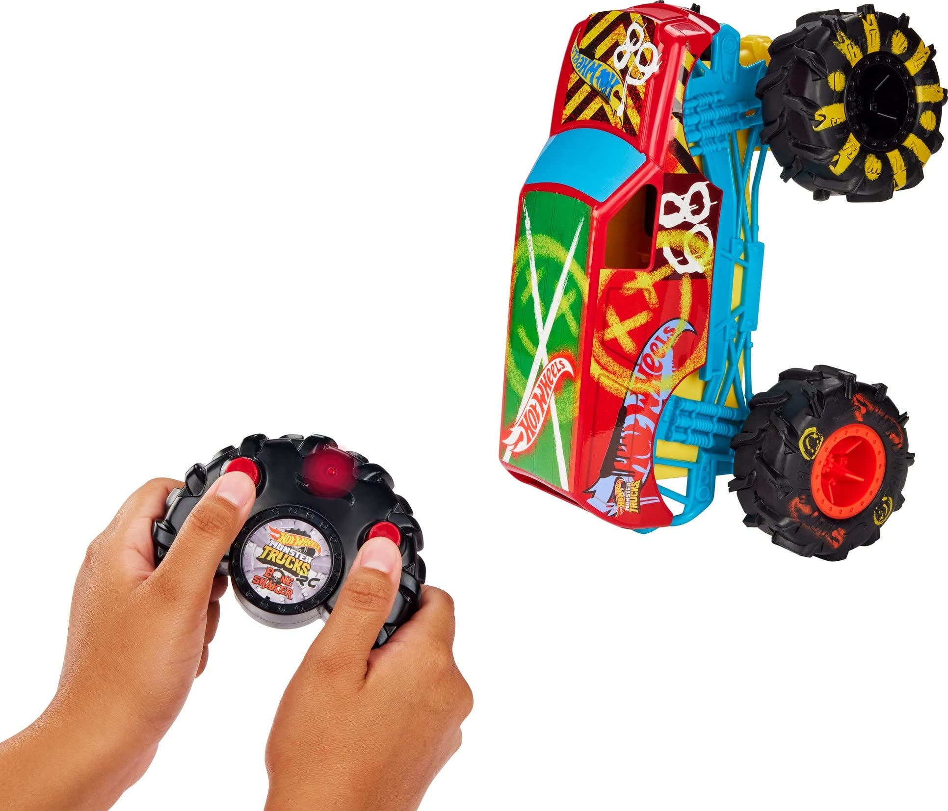 Hot Wheels Monster Trucks 15台セット Amazon.com: Hot Wheels RC Monster Trucks 1:15 Scale HW Demo Derby
