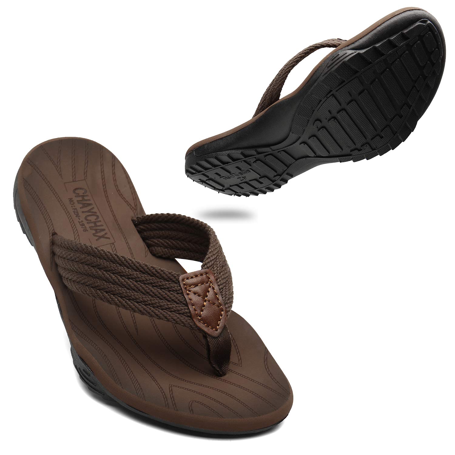 ChayChax Infradito Uomo Scarpe da Spiaggia e Piscina Sportive Beach Sandali Morbide Ciabatte Antiscivolo Pantofole con Gomma Suola