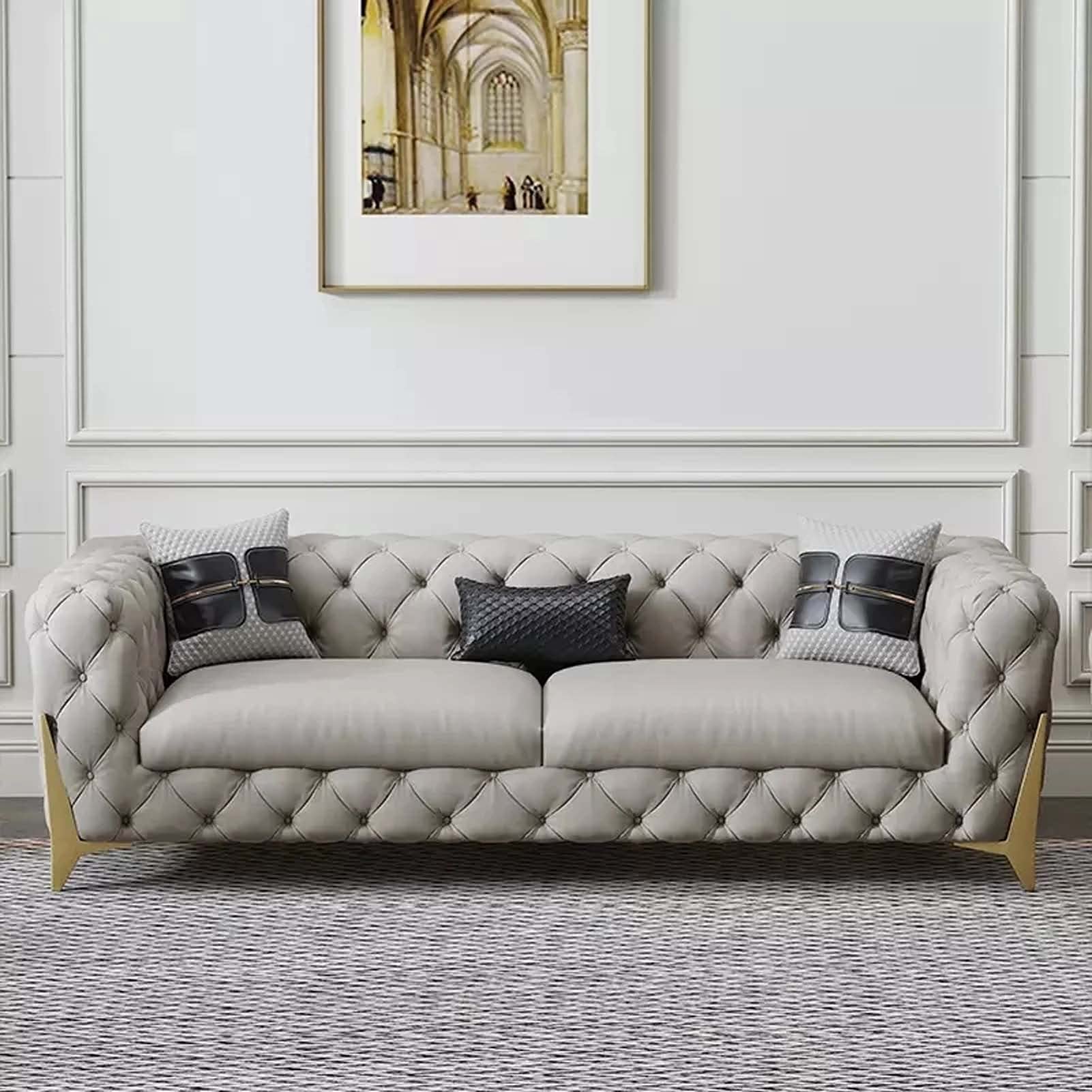 Piedi per Mobili in Metallo, Gambe per Mobili Cucina, Piedini per Mobili Acciaio, Gambe da Tavolo Industrial, Altezza 15 Cm, per Armadio, Divano, Sedia, Tavolino