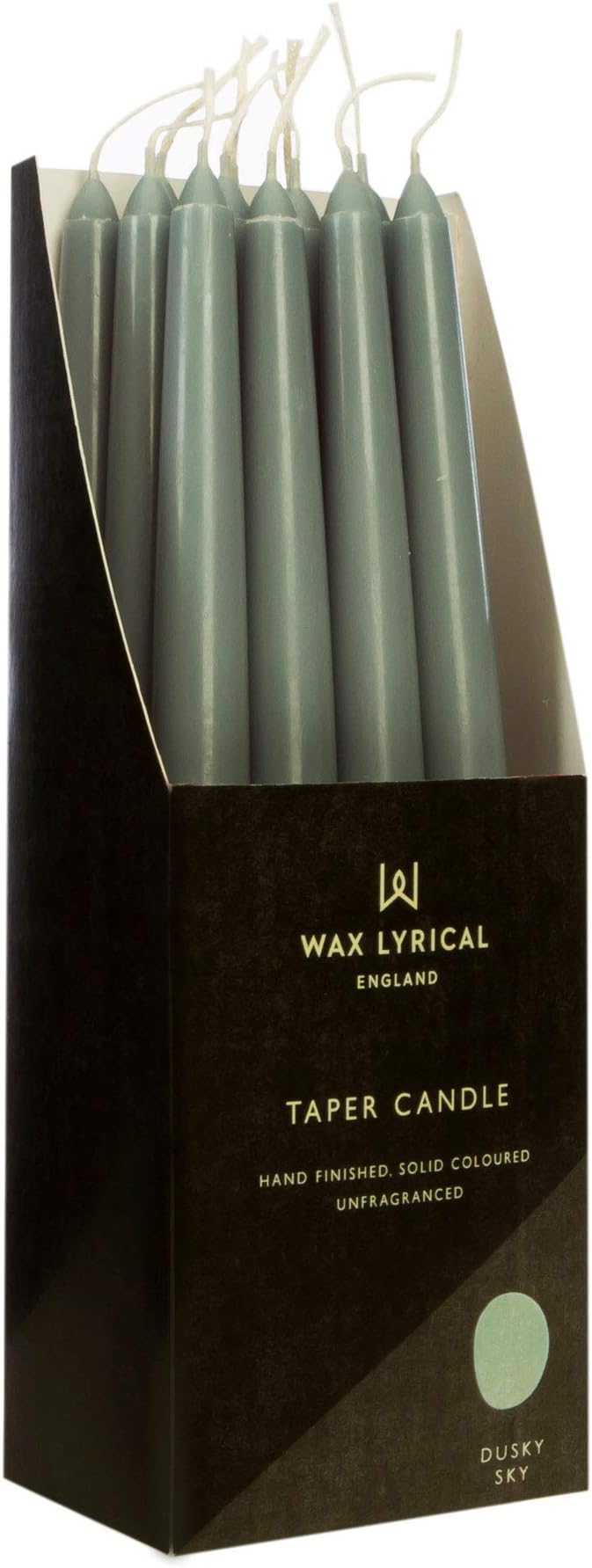 Wax Lyrical Unscented 25 cm Tapered Dinner Candle Blush, Box of 12