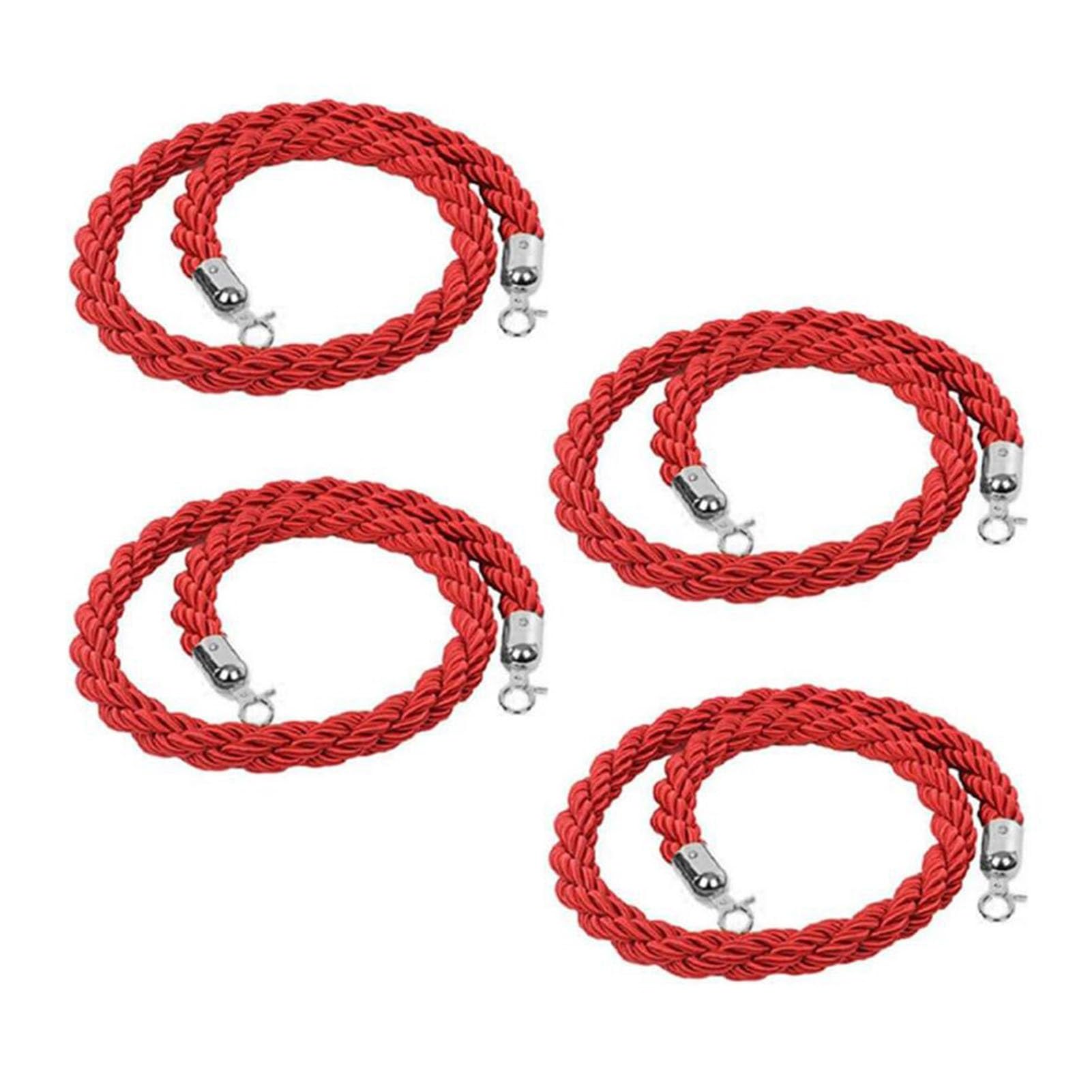 Generico Reti di carico, Rete di Sicurezza per carichi Pesanti, Corda di Iuta, Protezione Bambini, Corda per Bambini, Confezione da 4, Corde di contenimento Intrecciate in Canapa, Barriere per Il con