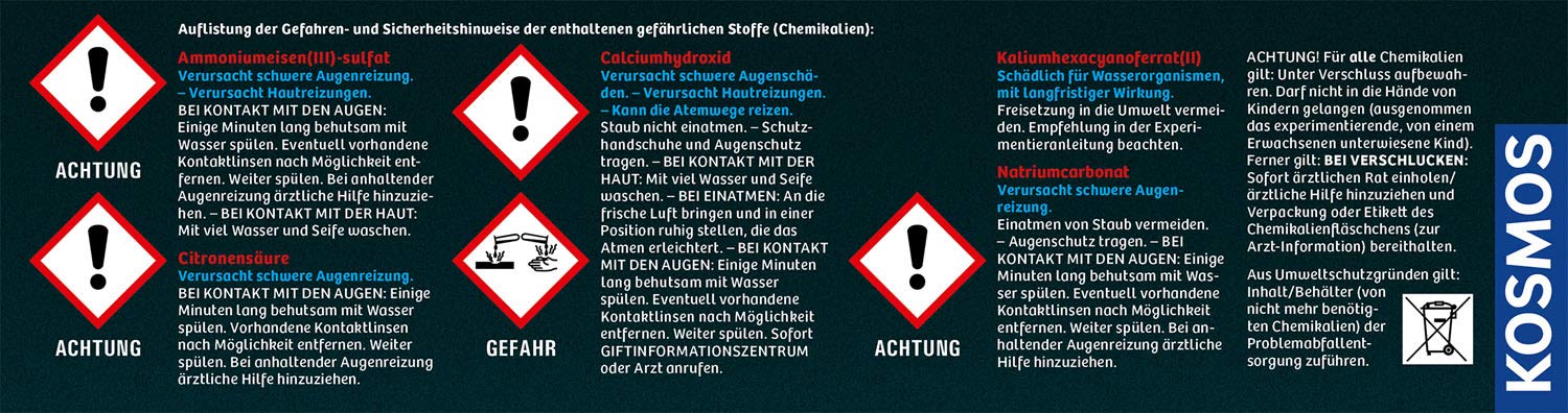 KOSMOS 642129 - Prof. Dr. Michael Tsokos Spurenanalyse, Chemische und kriminaltechnische Versuche selbst durchführen, Experimentierkasten