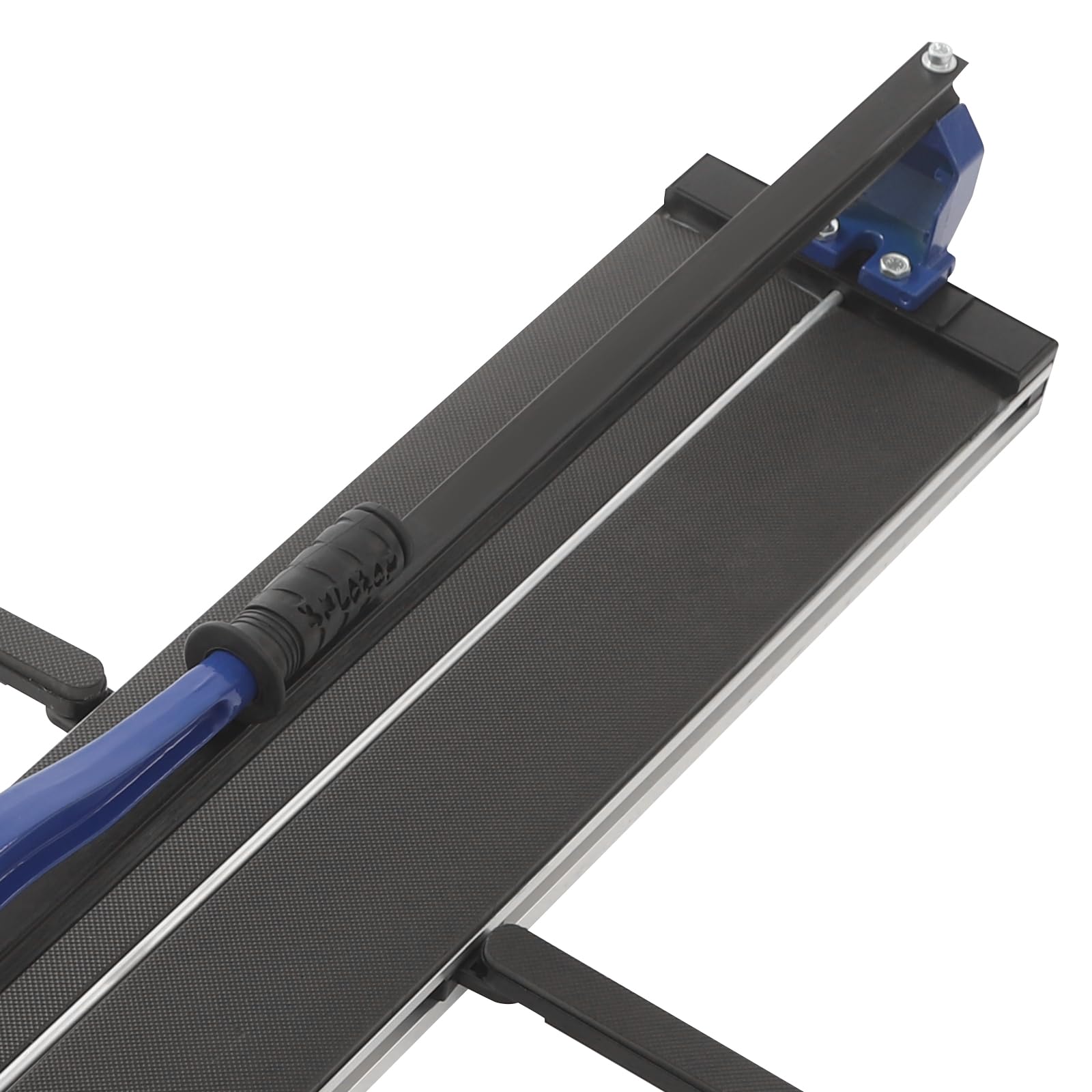 OUKANING Cortador manual de azulejos con antideslizante para cortes precisos de hasta 15 mm de grosor, cabezal deslizante con rodamiento de bolas para ranuras rápidas y cortes rectos, para cerámica
