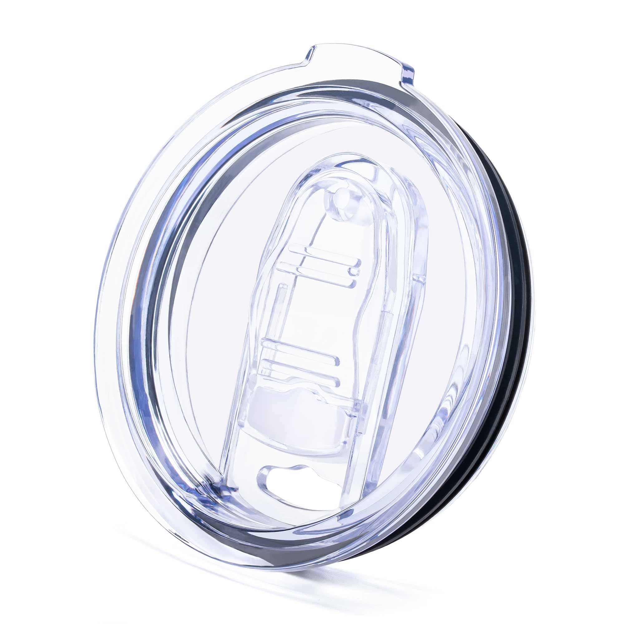 Prurex 30oz Tumbler Lids for YETI Rambler, Fit for Silver Buffalo 40oz Tumbler, Replacement Spill Proof Splash Resistant Lids Covers for 3.7" Cup