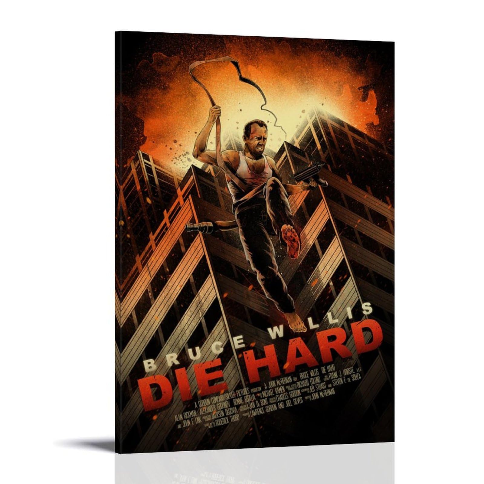Amazon.co.jp: ダイ・ハードアクション映画コミックポスター ポスター