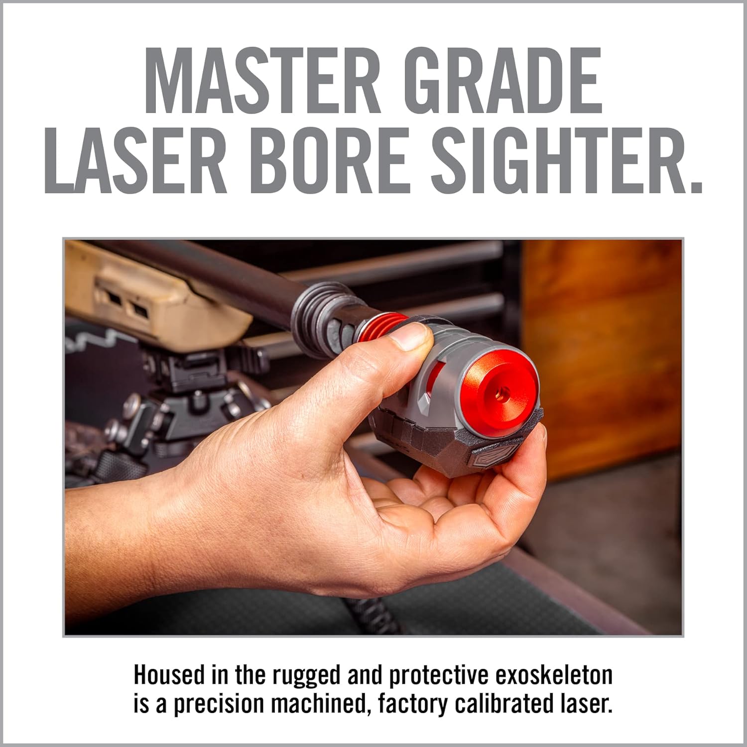Real Avid Bore Sighting Laser - Green Laser Bore Sighter , Accurate High Visibility Bore Sight Laser, All Calibers Rifle Bore Sighter Kit