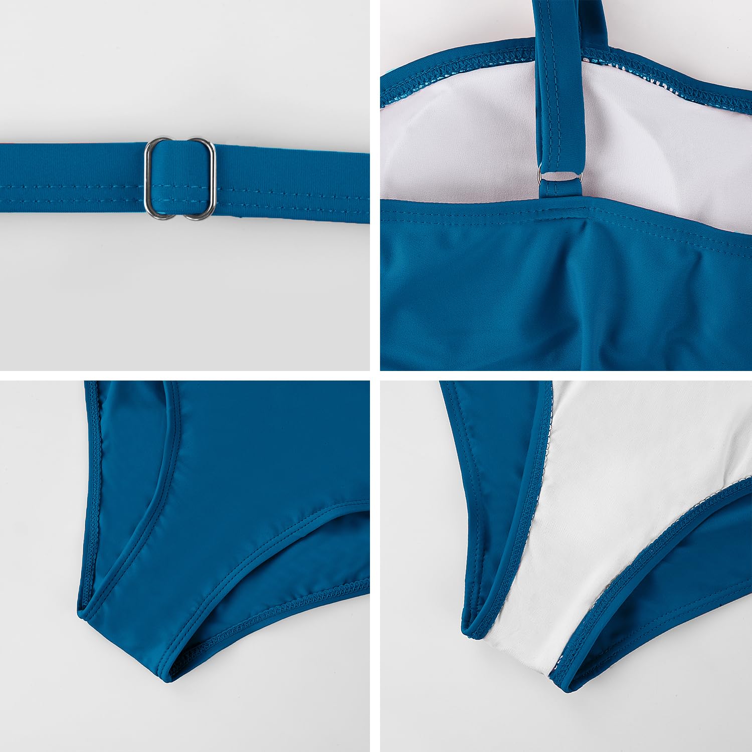 Yuson Girl Damski kostium kąpielowy, wyszczuplający brzuch, jednoczęściowy, push up, monokini, seksowny strój kąpielowy dla kobiet, z regulowanymi ramiączkami