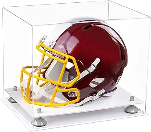 Miniatura 46 de vitrina de acrílico tamaño real casco fútbol americano.