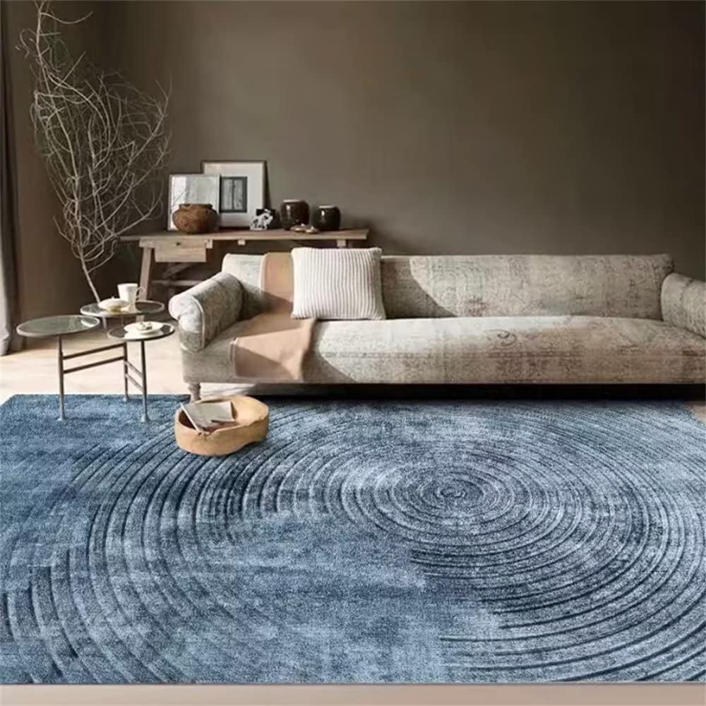 pour Chambre Fille Tapis Ado Tapis de canapé de Loisirs créatifs Bleu Accessoires de Maison rectangulaires ne seront Pas allergiques Tapis Chambre Fille 140X200CM