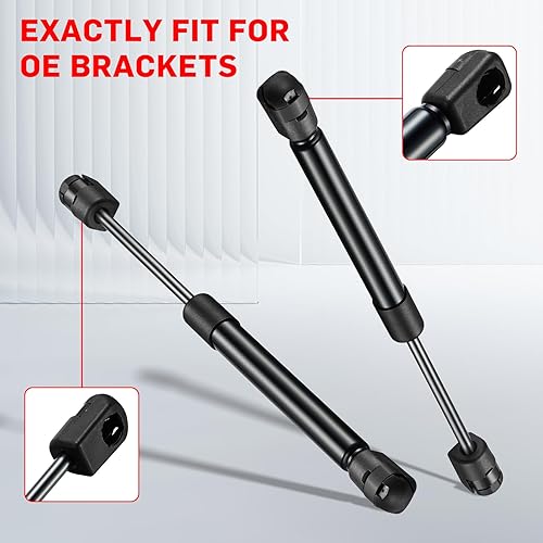 Miniatura 4 de BDFHYK C16-10334 - Amortiguadores de gas de 9.8 pulgadas, 22 libras (100N), soporte de elevación para cámper, caja de herramientas de ventana